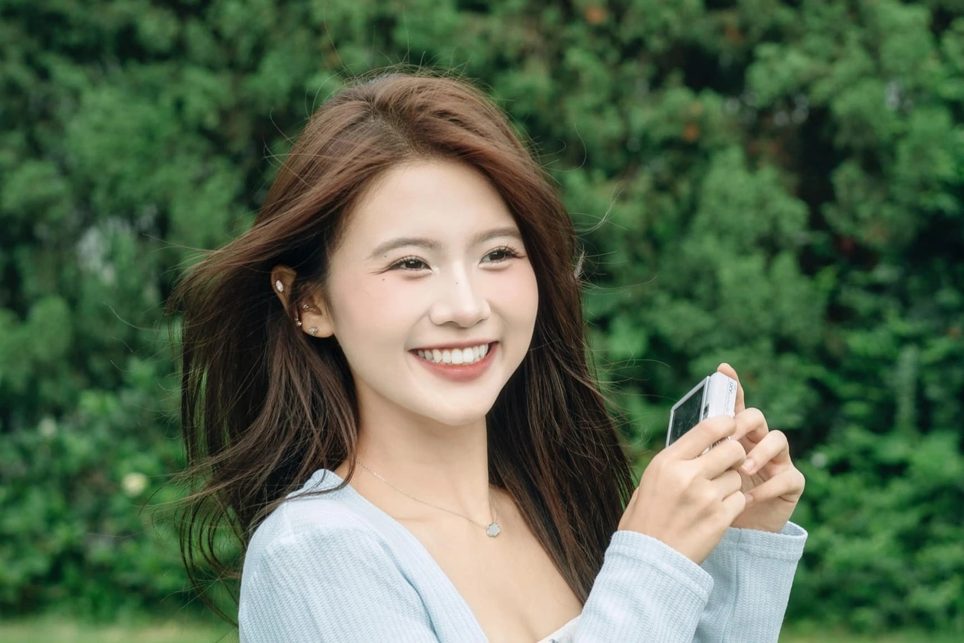 Nhan sắc xinh xắn, ngọt ngào của diễn viên Quỳnh Trang phủ sóng phim  VTV - 7