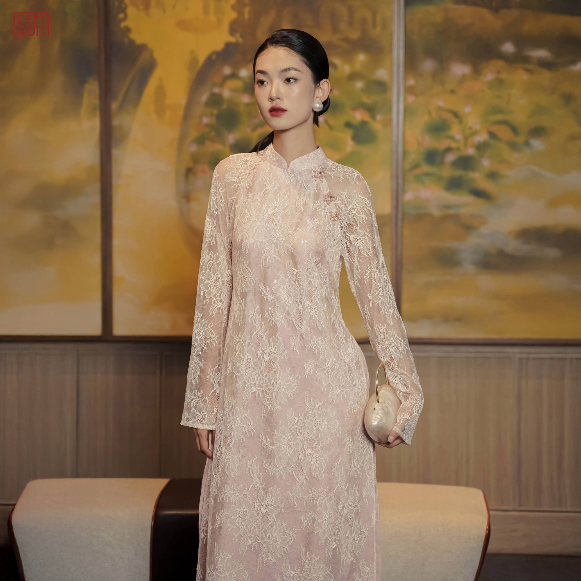 Vì sao áo dài ren được dự đoán là “át chủ bài” mùa Tết 2026?- Ảnh 7.