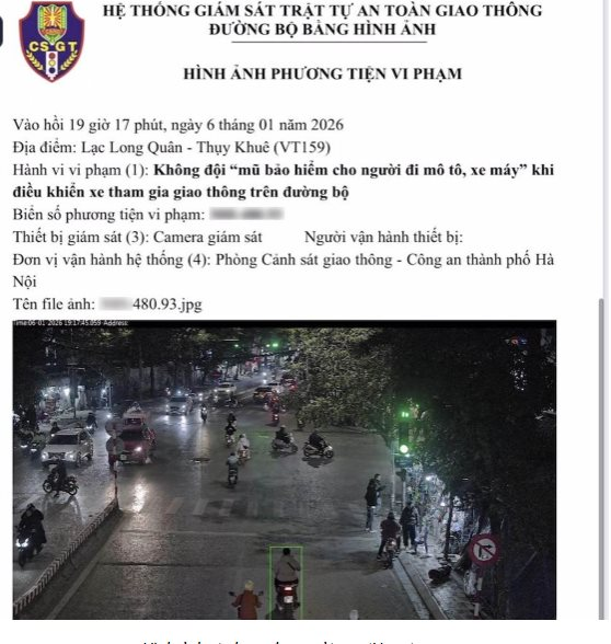 Bị Camera AI đã phát hiện vi phạm ATGT tại Hà Nội, người dân nộp phạt nguội ở đâu?- Ảnh 3.