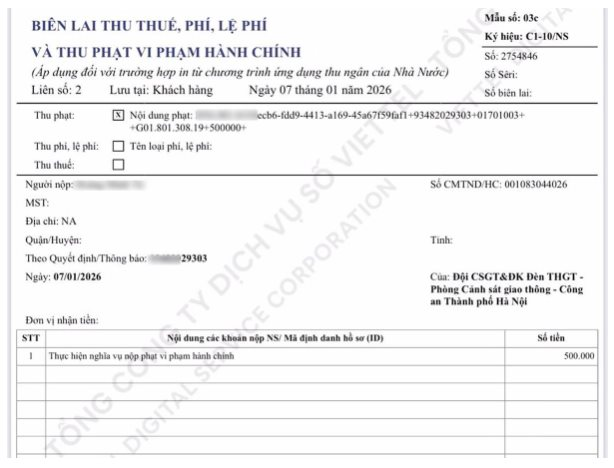 Bị Camera AI đã phát hiện vi phạm ATGT tại Hà Nội, người dân nộp phạt nguội ở đâu?- Ảnh 6.