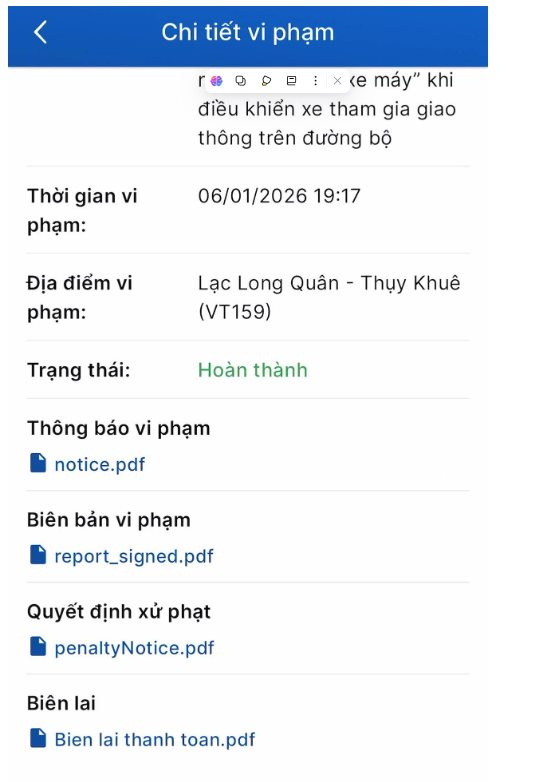 Bị Camera AI đã phát hiện vi phạm ATGT tại Hà Nội, người dân nộp phạt nguội ở đâu?- Ảnh 7.