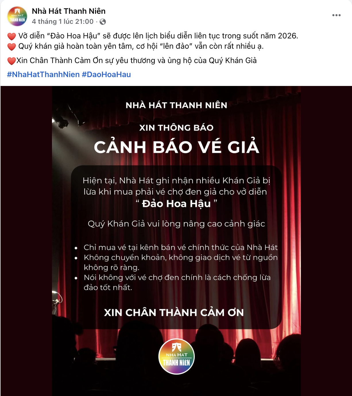 Vở kịch đang hot nhất Việt Nam, giá vé bán lại gấp 3 lần vẫn có người mua, BTC thông báo khẩn!- Ảnh 10.