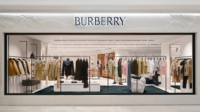 Không gian cửa hàng Burberry do DAFC phân phối. Ảnh: DAFC