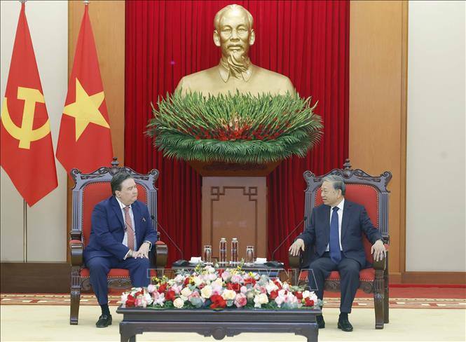 Tổng Bí thư Tô Lâm tiếp Đại sứ Mỹ Marc Knapper chào từ biệt - Ảnh 2. đại sứ Mỹ - Ảnh 2.