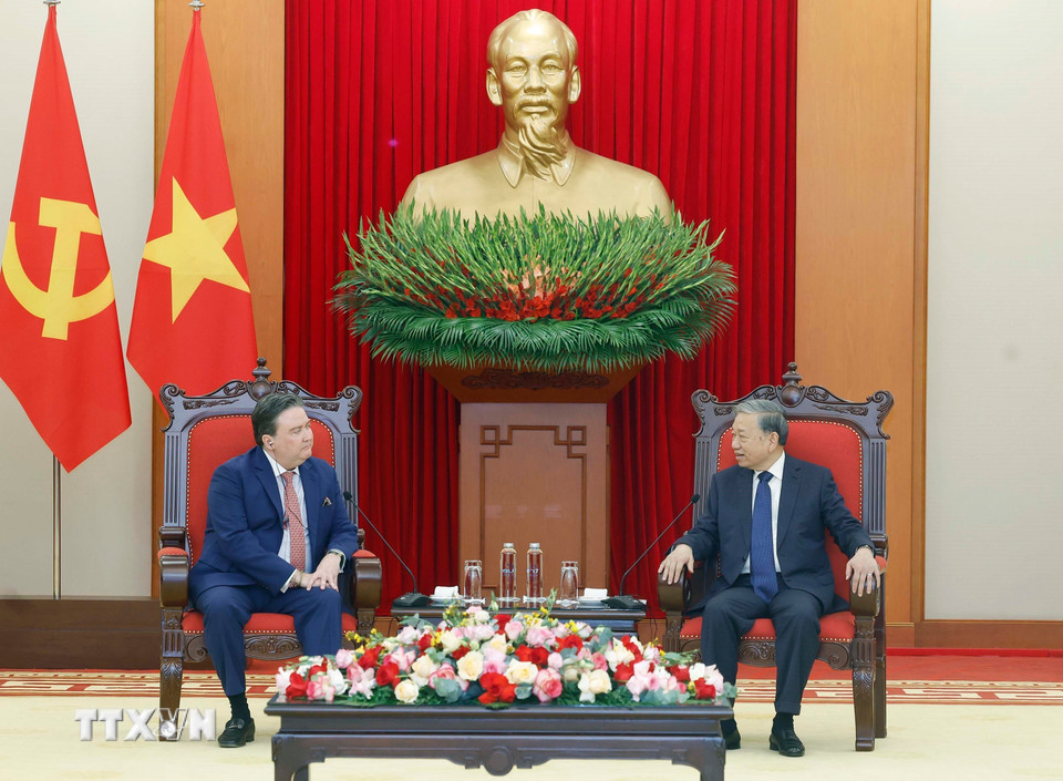 Tổng Bí thư Tô Lâm tiếp Đại sứ Mỹ chào từ biệt - Ảnh 3.