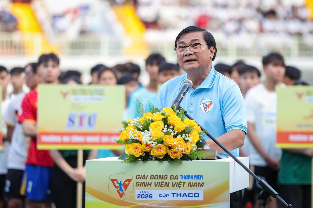 Khai mạc giải bóng đá Thanh Niên sinh viên VN lần IV - 2026 cúp THACO- Ảnh 3. Khai mạc giải bóng đá Thanh Niên sinh viên VN lần IV - 2026 cúp THACO- Ảnh 3.