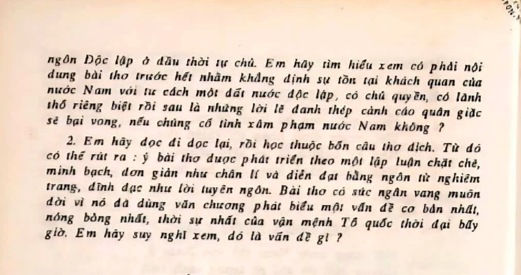 Cô giáo dạy văn nói về việc để khuyết danh tác giả “Nam quốc sơn hà - 6