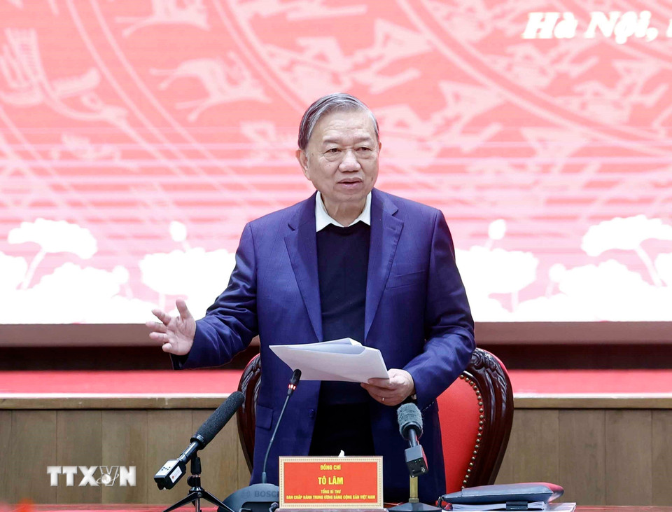 Tổng Bí thư Tô Lâm: Tạo cơ sở pháp lý vượt trội đủ mạnh để Hà Nội phát huy tối đa tiềm năng - Ảnh 2.