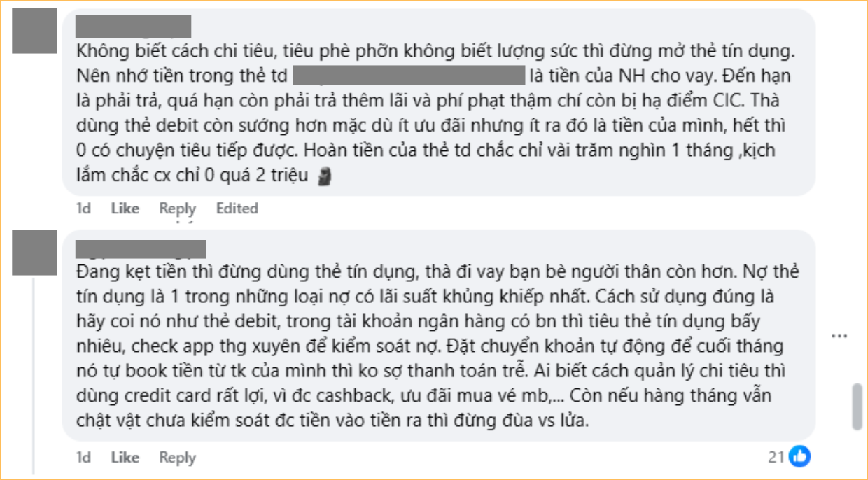 Thẻ tín dụng khiến dân mạng chia phe: Người khen “là chân ái”, người lại kêu “sợ đến già”?- Ảnh 2.