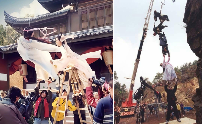 Hậu trường Lưu Diệc Phi đóng Thiên Long Bát Bộ gây chú ý - 1