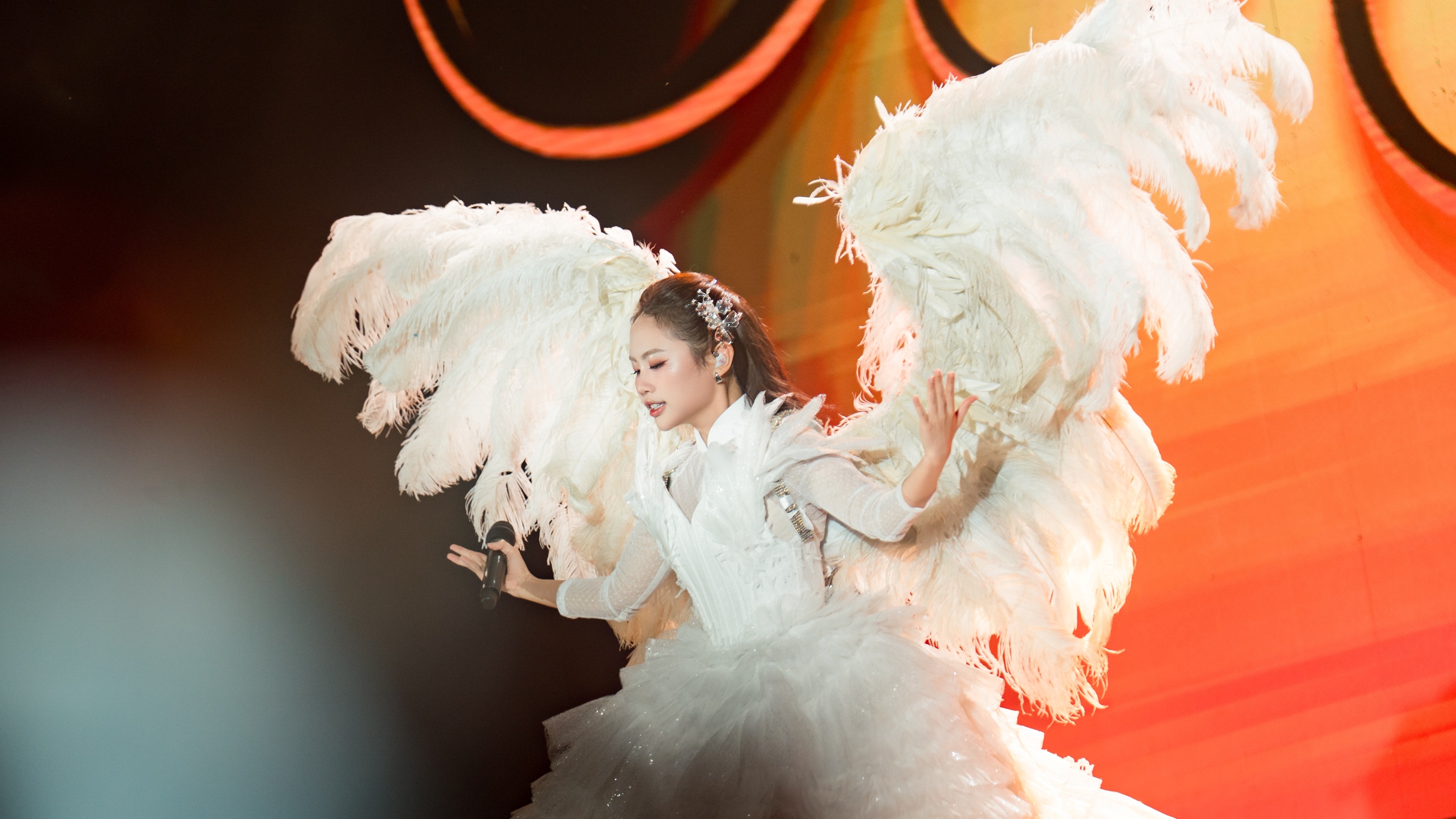 Phương Mỹ Chi hát "Bóng phù hoa" ở đêm nhạc tri ân fan