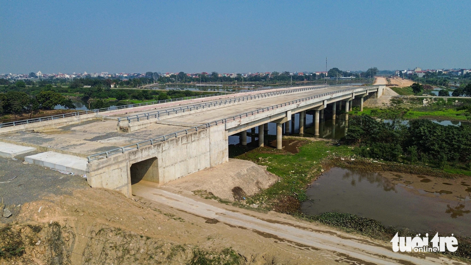 Toàn cảnh con đường dài 41km, trị giá hơn 6.000 tỉ đang được thi công ở Hà Nội - Ảnh 13.