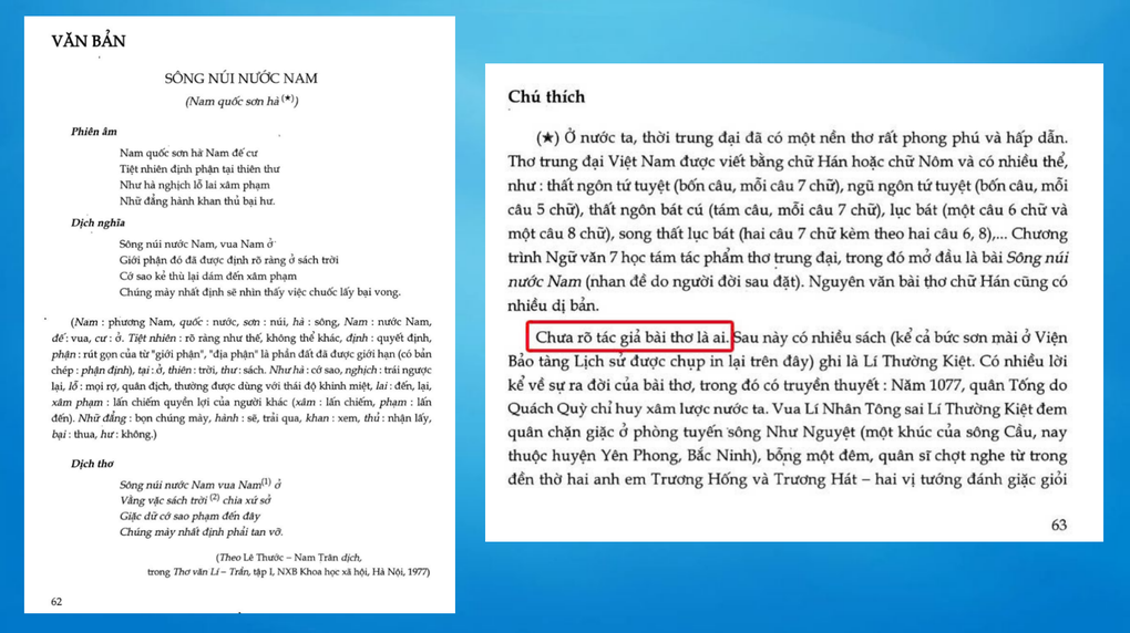 Nam quốc sơn hà, tác phẩm quen thuộc nhưng nhiều tranh luận - 3