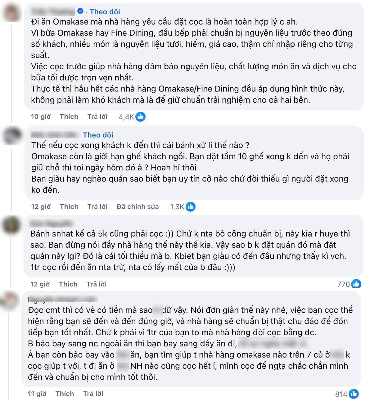 Đi ăn omakase phải cọc trước 1 triệu, khách nữ gây tranh cãi khi nói các nhà hàng ở Việt Nam 
