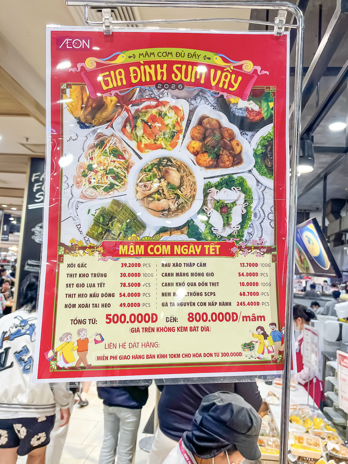 Aeon Mall bây giờ bán cả cỗ Tết Aeon Mall bây giờ bán cả cỗ Tết