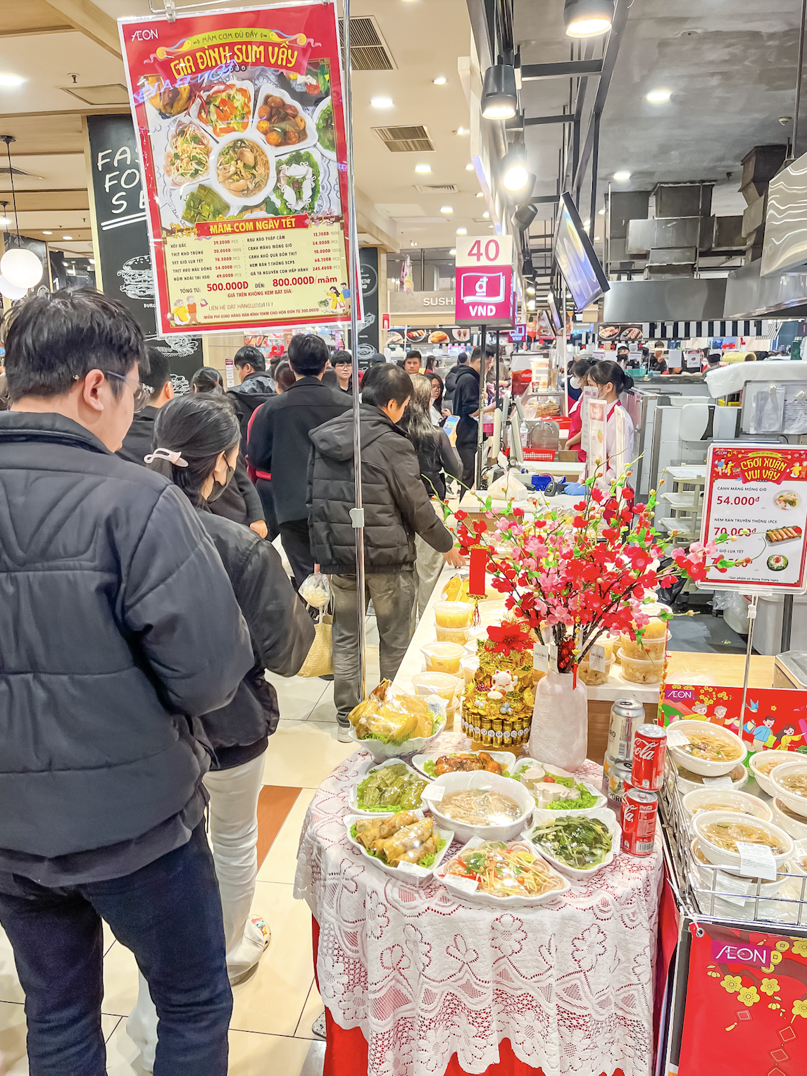 Aeon Mall bây giờ bán cả cỗ Tết Aeon Mall bây giờ bán cả cỗ Tết