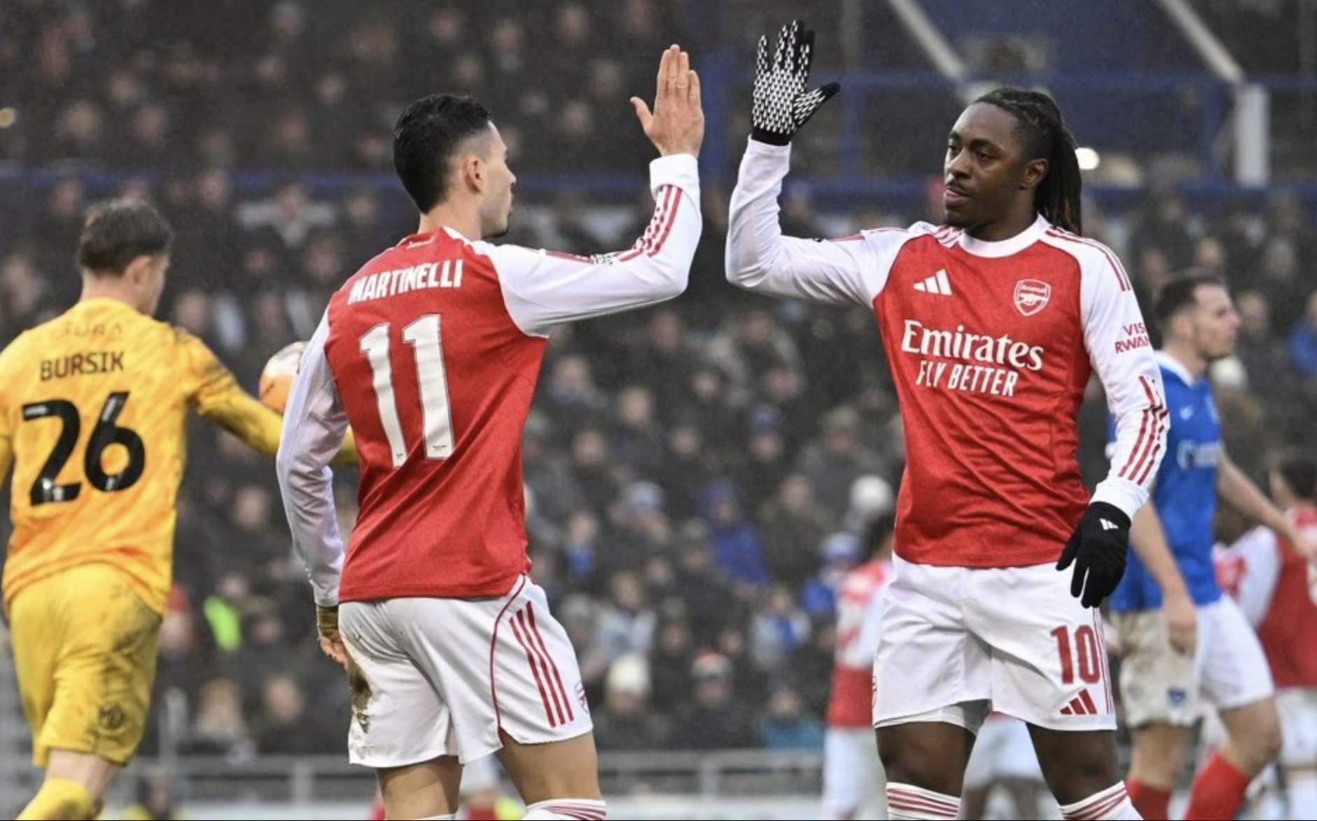 Martinelli lập hat-trick, Arsenal hạ Portsmouth vào vòng 4 FA Cup - Ảnh 2.