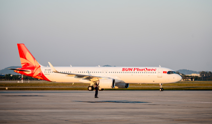 Tân binh Sun PhuQuoc Airways gia nhập thị trường, hiện có  6 máy bay khai thác. Ảnh: SPA