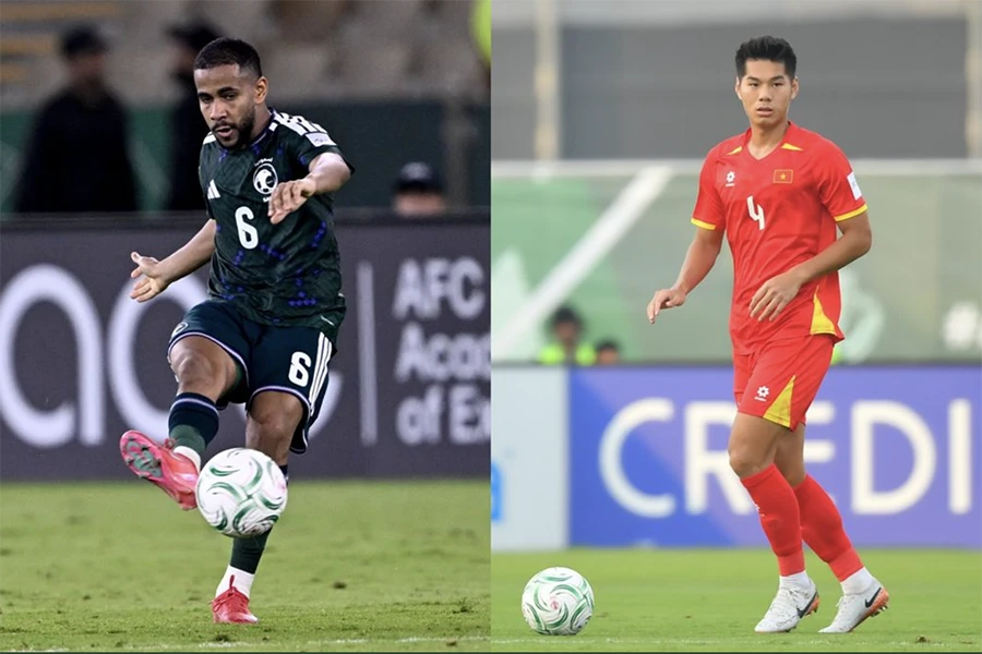 Việt Nam và chủ nhà Saudi Arabia sẽ cạnh tranh suất vào tứ kết giải U-23 châu Á vào đêm nay 12-1. ẢNH: AFC u-23-viet-nam-saudi-arabia.png