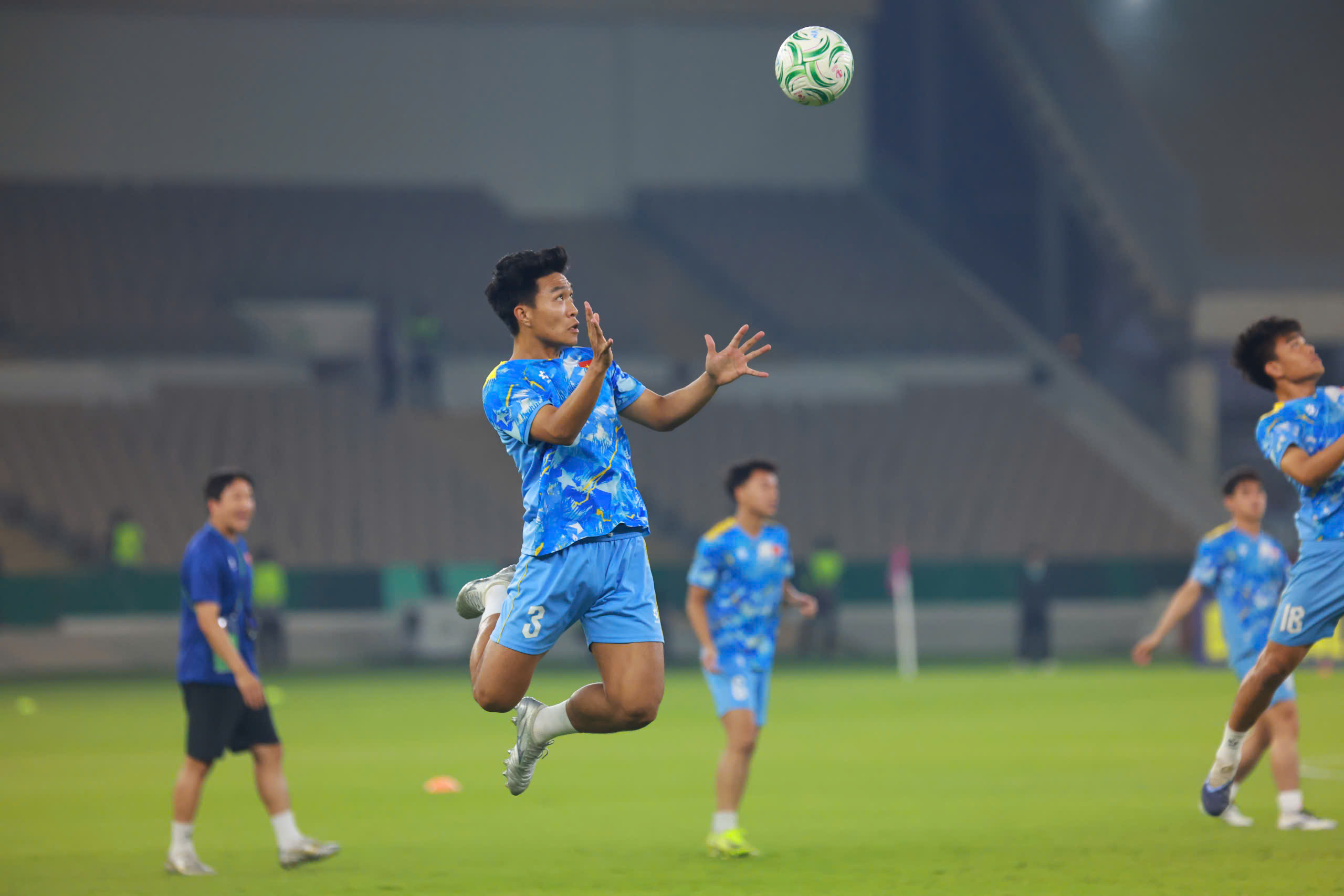 U23 Việt Nam lập kỷ lục với 3 trận toàn thắng, giành vé vào tứ kết U23 châu Á- Ảnh 5.