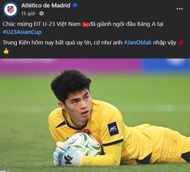 Trung Kiên được ví như Jan Oblak sau trận đấu với Ả Rập Saudi - Ảnh 2.