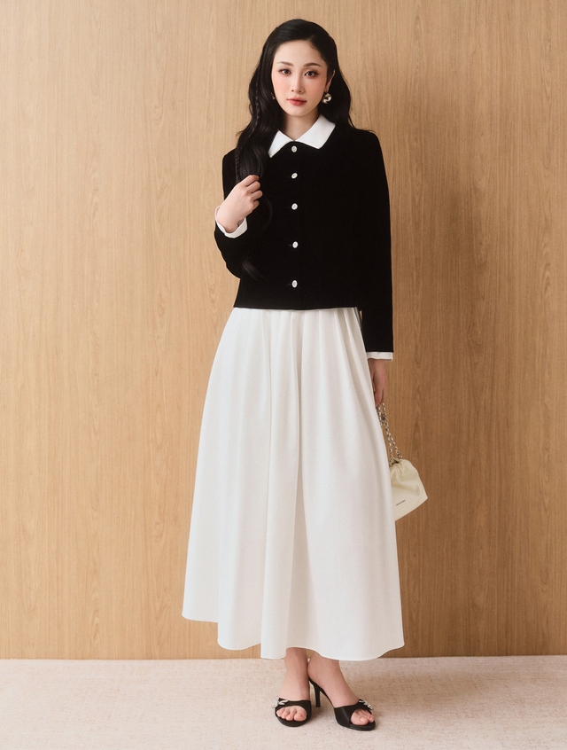  Bừng sáng phong cách với lựa chọn váy trắng và quần trắng - Ảnh 6.