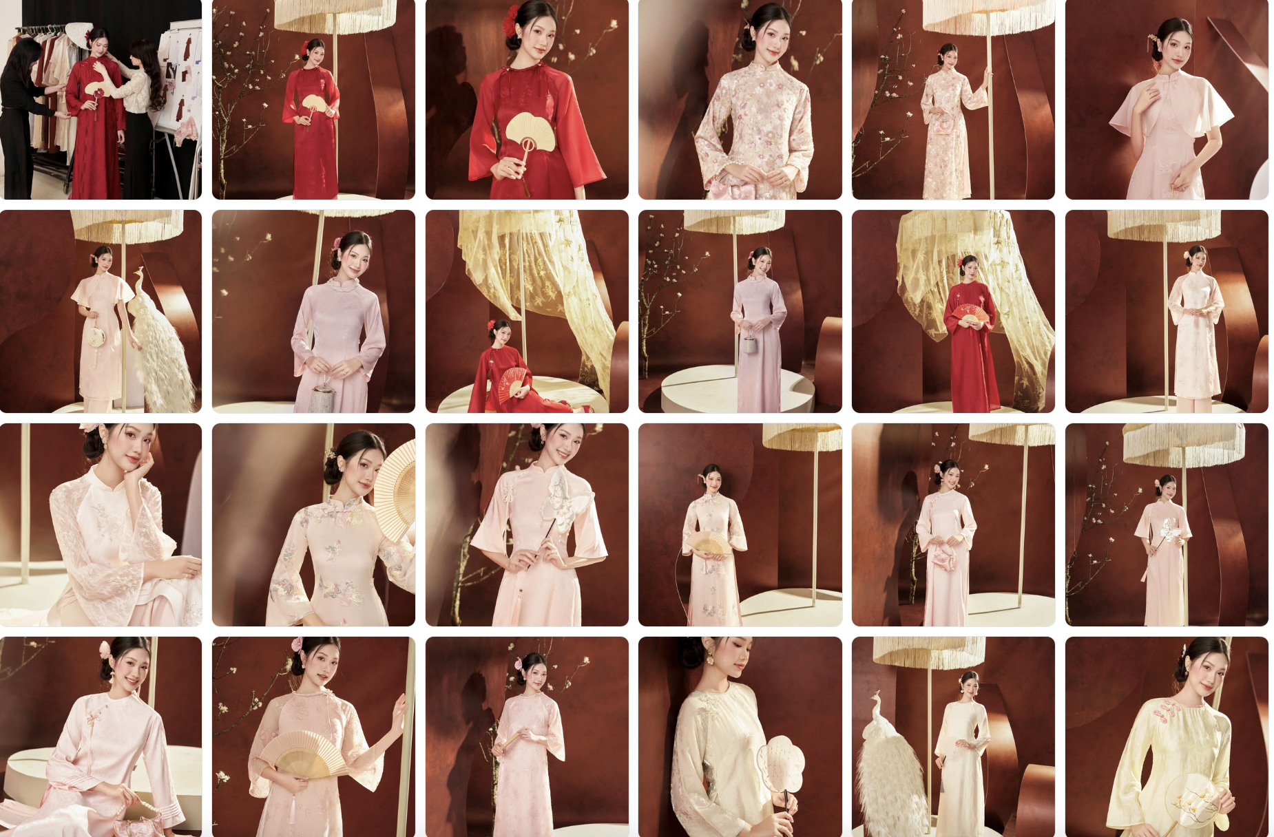 Doãn Hải My chụp tới 25 bộ áo dài tết, xinh đẹp nết na nhưng vẫn bị netizen chê 