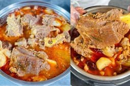 Bí quyết nấu lẩu sườn bò kim chi thơm ngon chuẩn vị