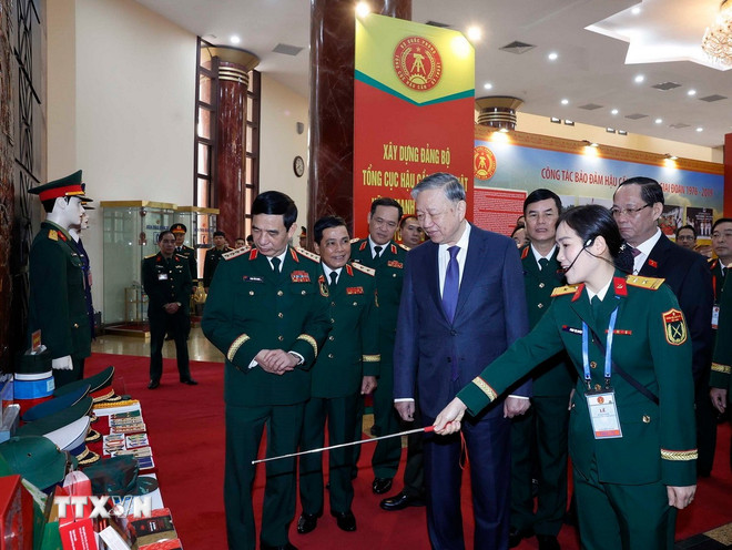 Tổng Bí thư Tô Lâm yêu cầu đổi mới khoa học công nghệ trong ngành Hậu cần - Kỹ thuật - Ảnh 3. Tổng Bí thư Tô Lâm yêu cầu đổi mới khoa học công nghệ trong ngành Hậu cần - Kỹ thuật - Ảnh 3.