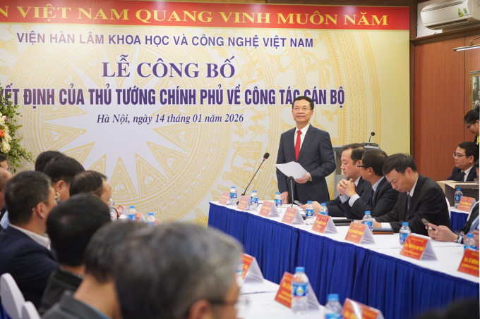 Bộ trưởng Nguyễn Mạnh Hùng phát biểu tại sự kiện. Ảnh: Lưu Quý