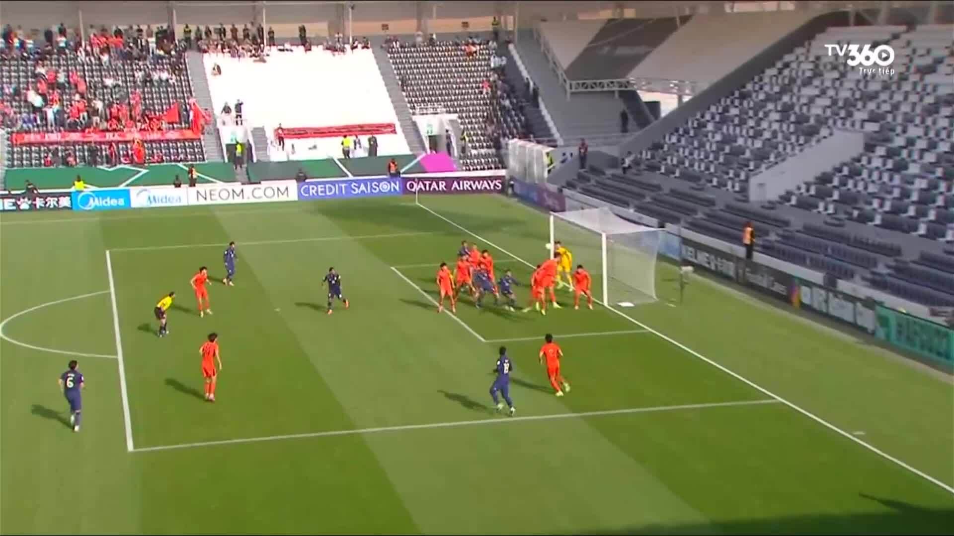 Highlights Thái Lan Trung Quốc