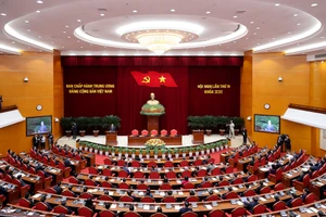 Tổng Bí thư Tô Lâm phát biểu bế mạc tại Hội nghị Trung ương 15, khóa XIII vào tháng 12-2025. Ảnh: VGP