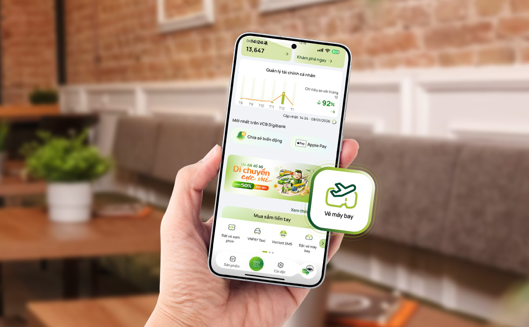 Người dùng VCB Digibank hưởng lợi lớn với loạt ưu đãi khi đặt vé tàu, xe và máy bay dịp Tết- Ảnh 2.