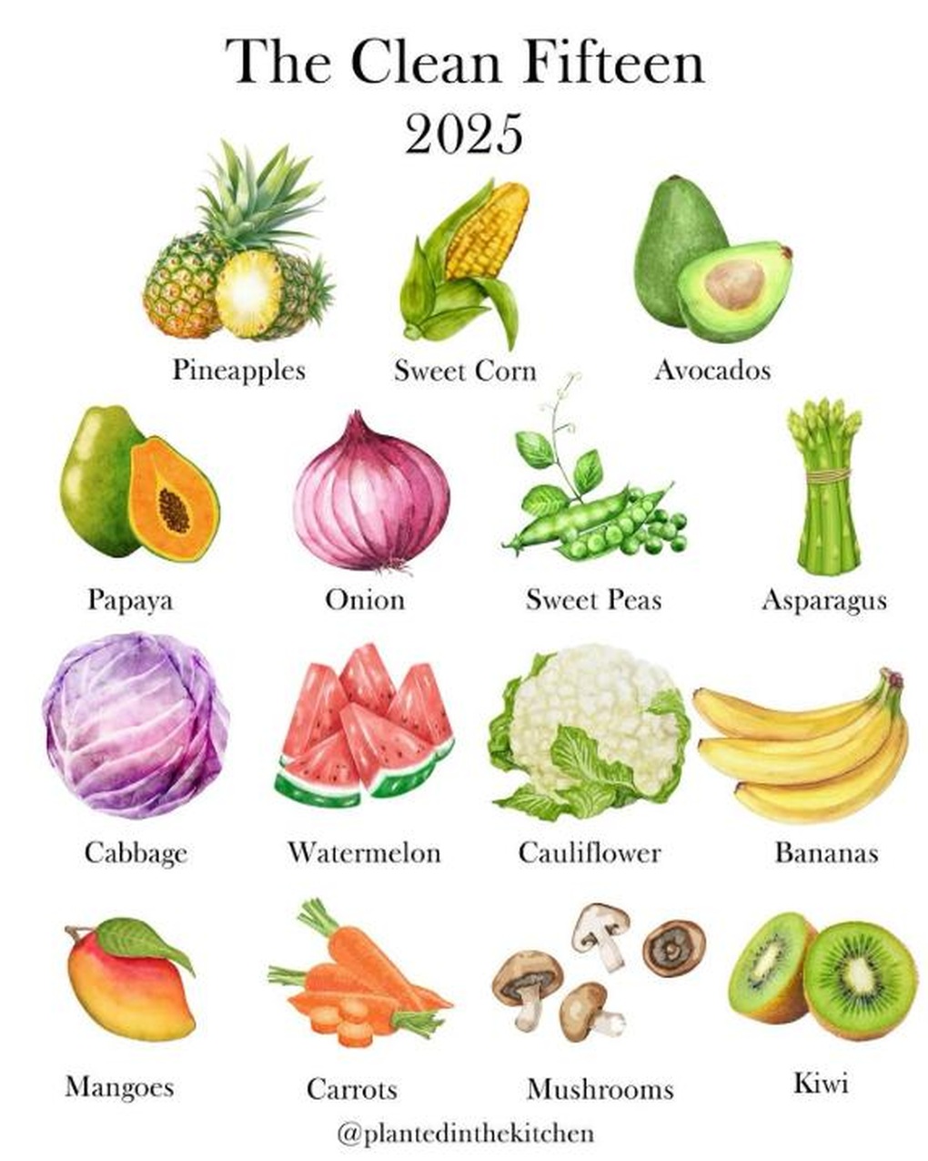 Mỹ: Nghiên cứu gợi ý nhóm rau củ quả ít tồn dư thuốc trừ sâu nhất - 2