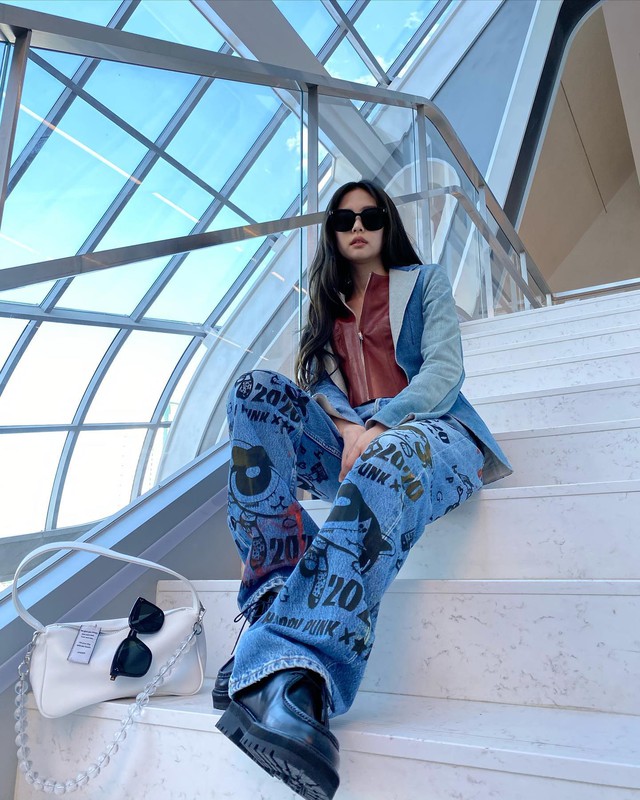 Bí quyết diện denim on denim thời thượng, không gây nhàm chán- Ảnh 5.