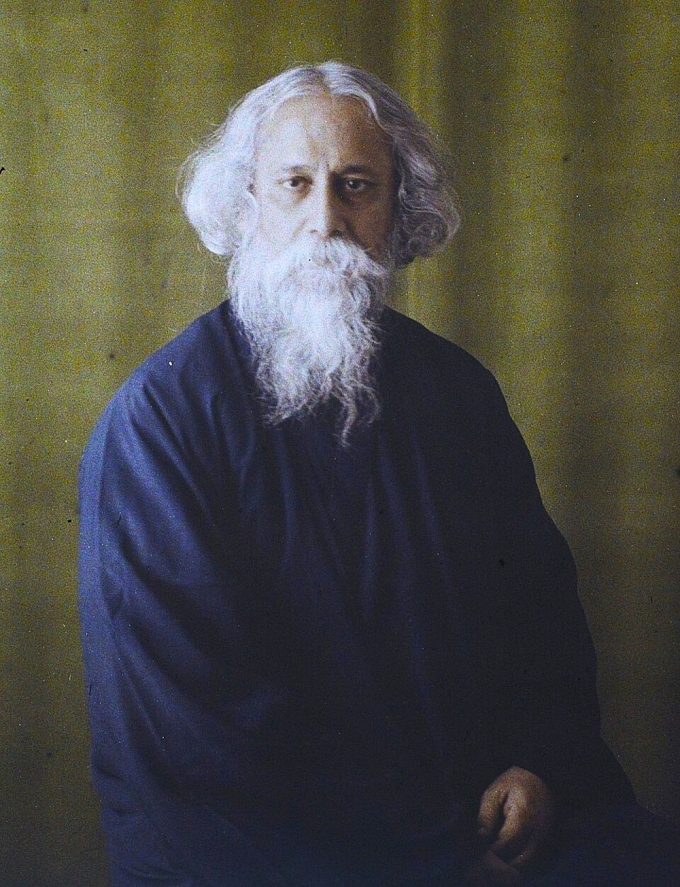 Chân dung đại thi hào Rabindranath Tagore. Ảnh: Portail Images