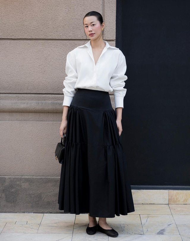 Diện mạo mới của chân váy dáng dài- Ảnh 2.