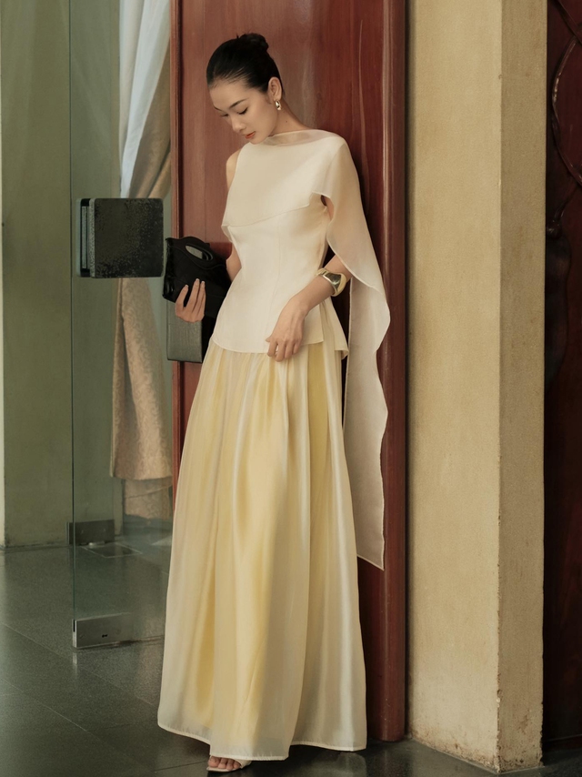 Diện mạo mới của chân váy dáng dài- Ảnh 5.