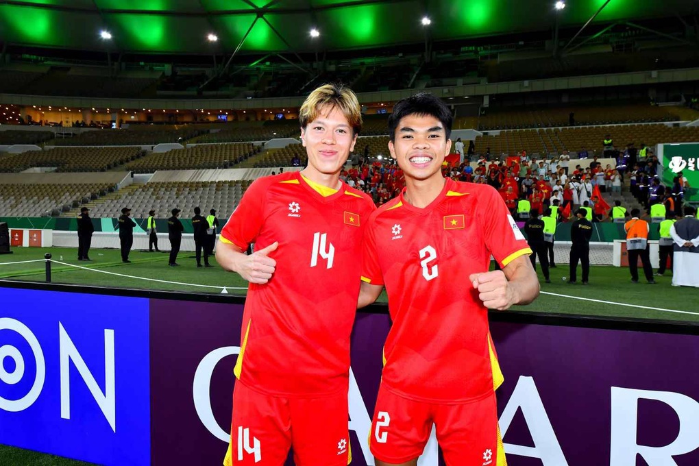 Cầu thủ U23 Việt Nam vỡ òa ăn mừng chiến thắng trước U23 UAE - 6