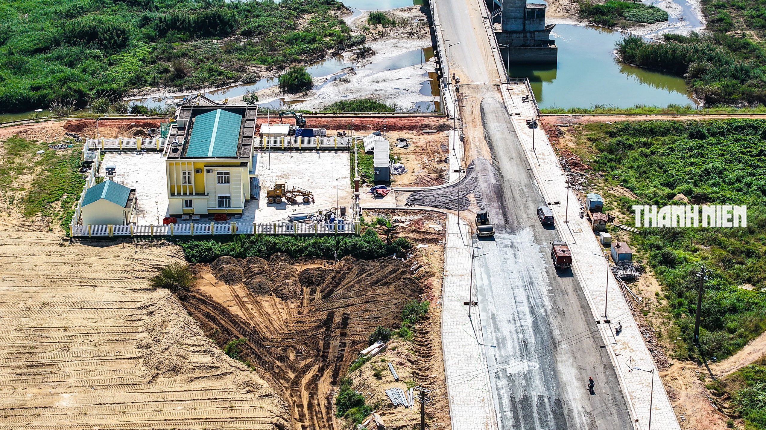 Tăng tốc thi công thông xe qua đập dâng sông Trà Khúc trước Tết Bính Ngọ- Ảnh 7.