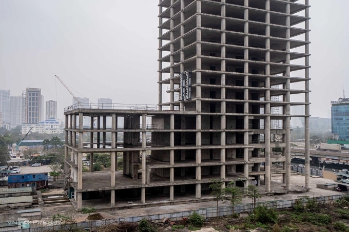 Nhiều hạng mục dự án xuống cấp nghiêm trọng, hiện vẫn bỏ hoang. Ảnh: Hoàng Giang