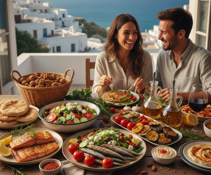 Chế độ ăn Địa Trung Hải được đánh giá là mang lại lợi ích cho sức khỏe tổng thể cũng như chuyện phòng the.