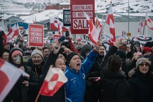 Biểu tình rầm rộ ở Đan Mạch phản đối việc ông Trump đòi sáp nhập Greenland