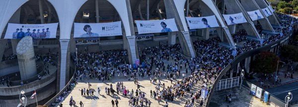 Sân vận động chính Busan Asiad, nơi BTS tổ chức concert solo vào tháng 10/2022.