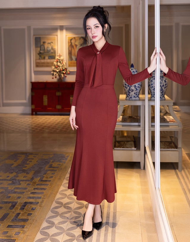 5 chiếc váy midi sang trọng, hợp cả đi làm lẫn đi tiệc cuối năm- Ảnh 9.