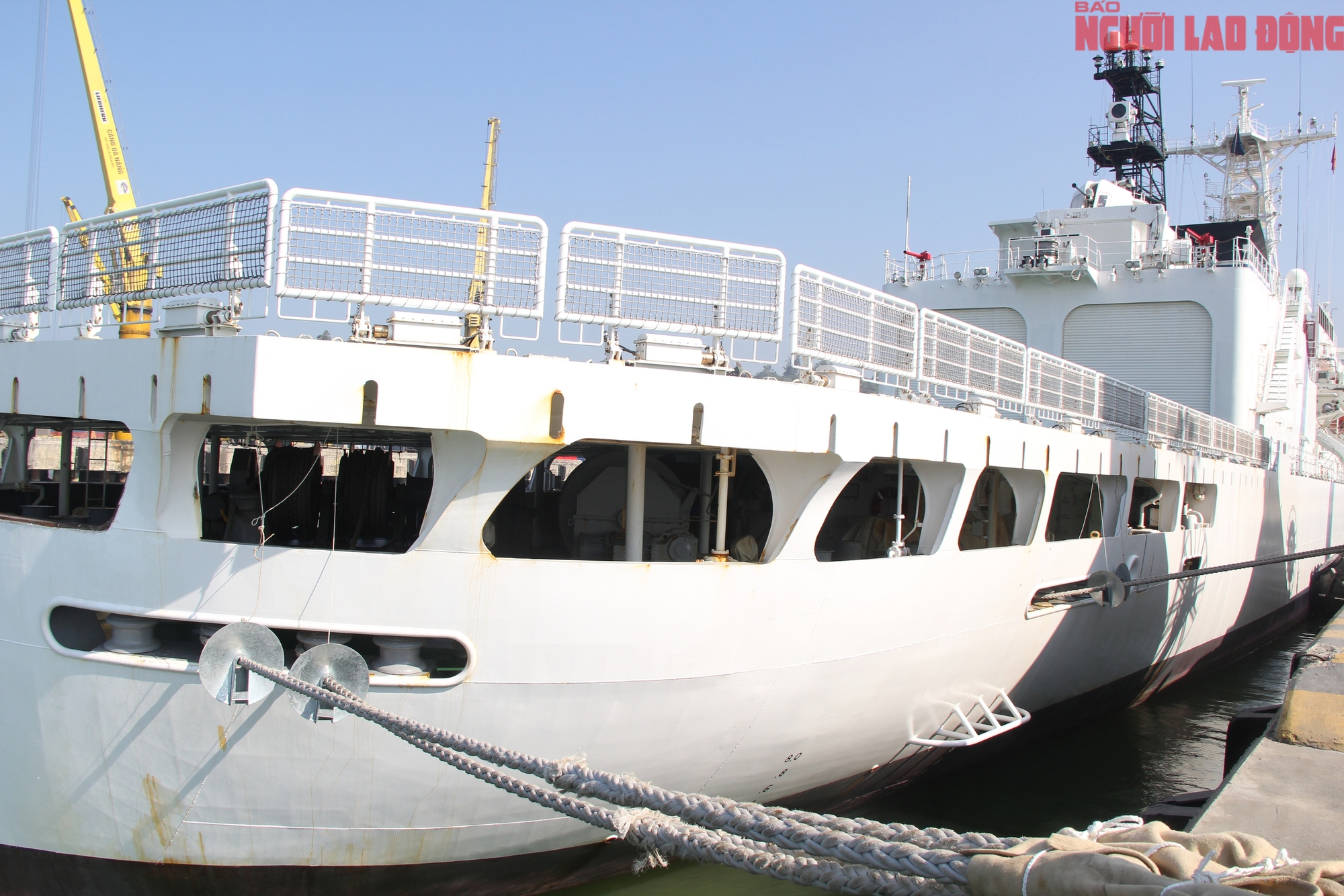 Tàu tuần tra Akitsushima của Lực lượng Bảo vệ bờ biển Nhật Bản thăm Đà Nẵng - Ảnh 4.