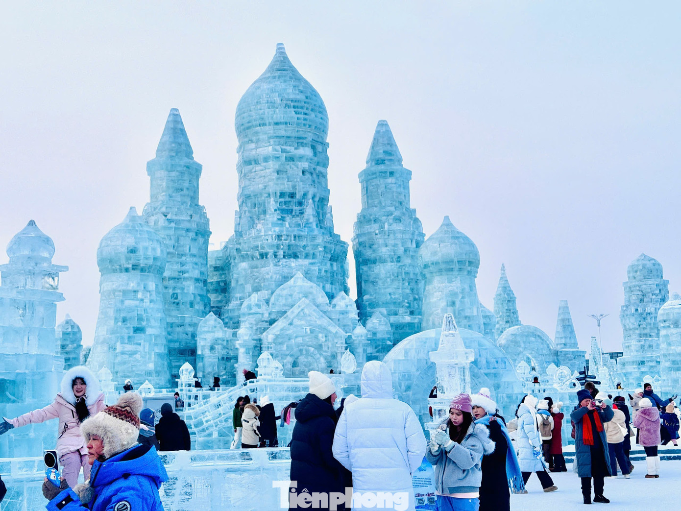 Công nghệ AI gây sốt lễ hội băng tuyết Cáp Nhĩ Tân- Ảnh 3.