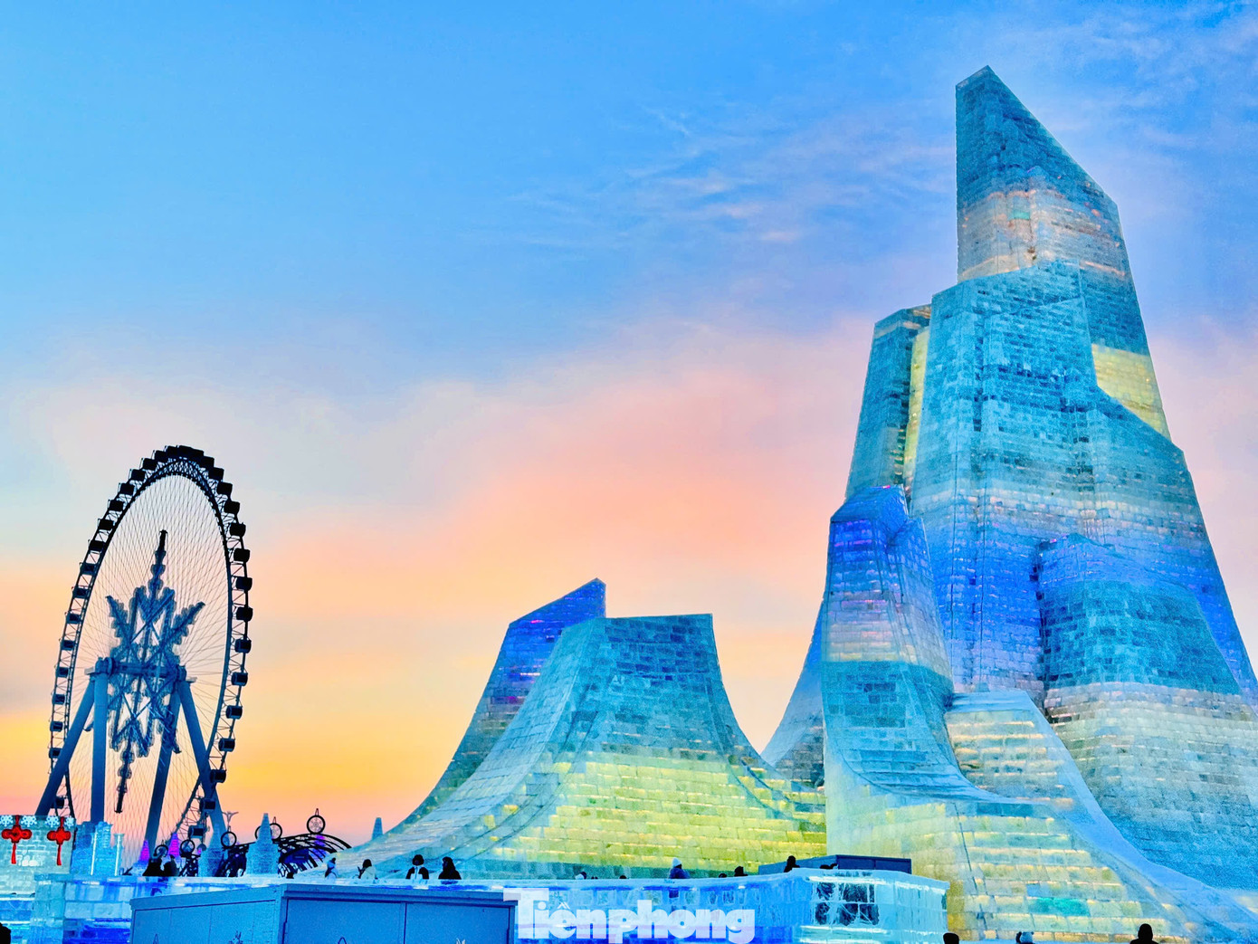 Công nghệ AI gây sốt lễ hội băng tuyết Cáp Nhĩ Tân- Ảnh 4.