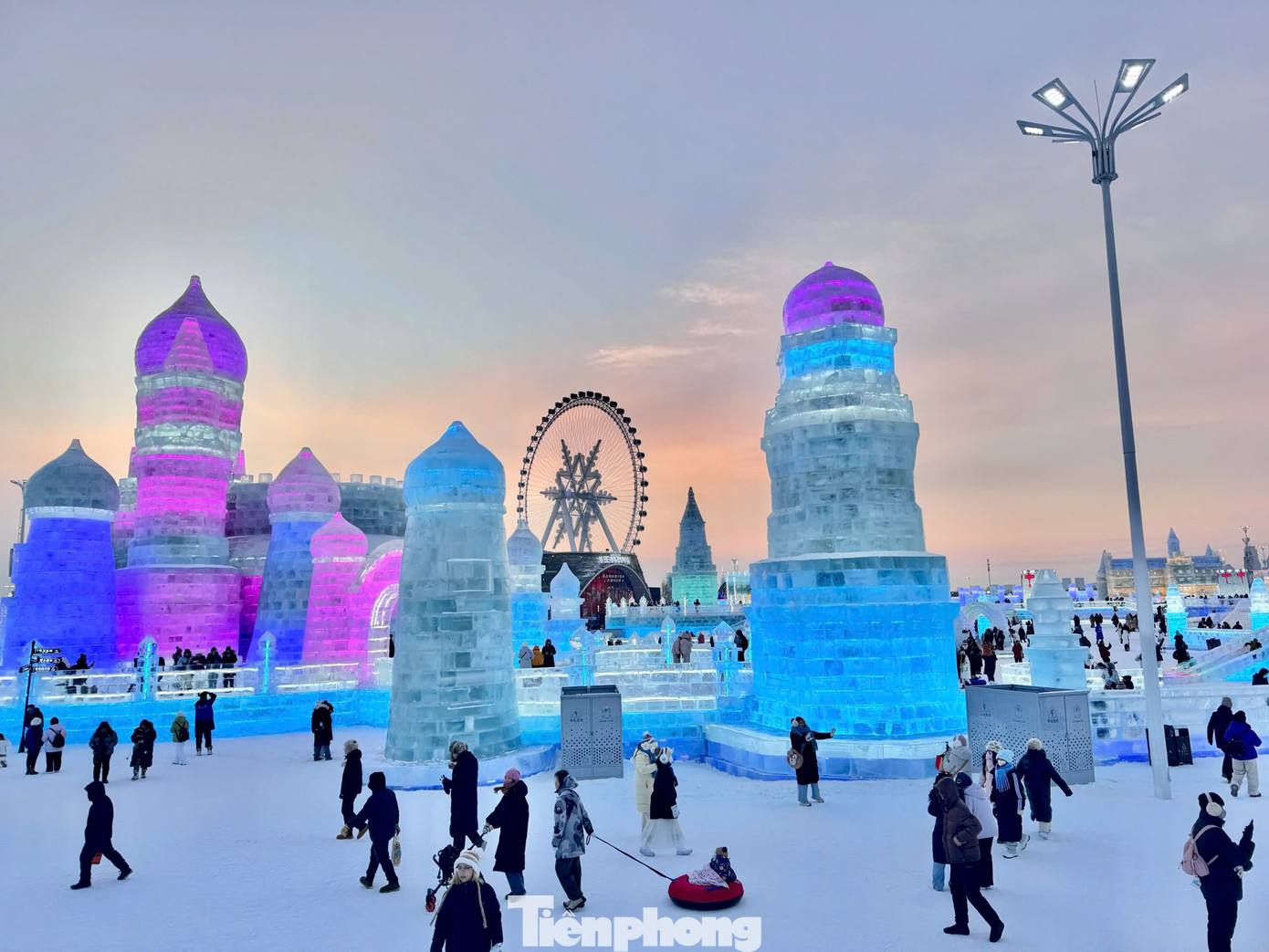 Công nghệ AI gây sốt lễ hội băng tuyết Cáp Nhĩ Tân- Ảnh 8.