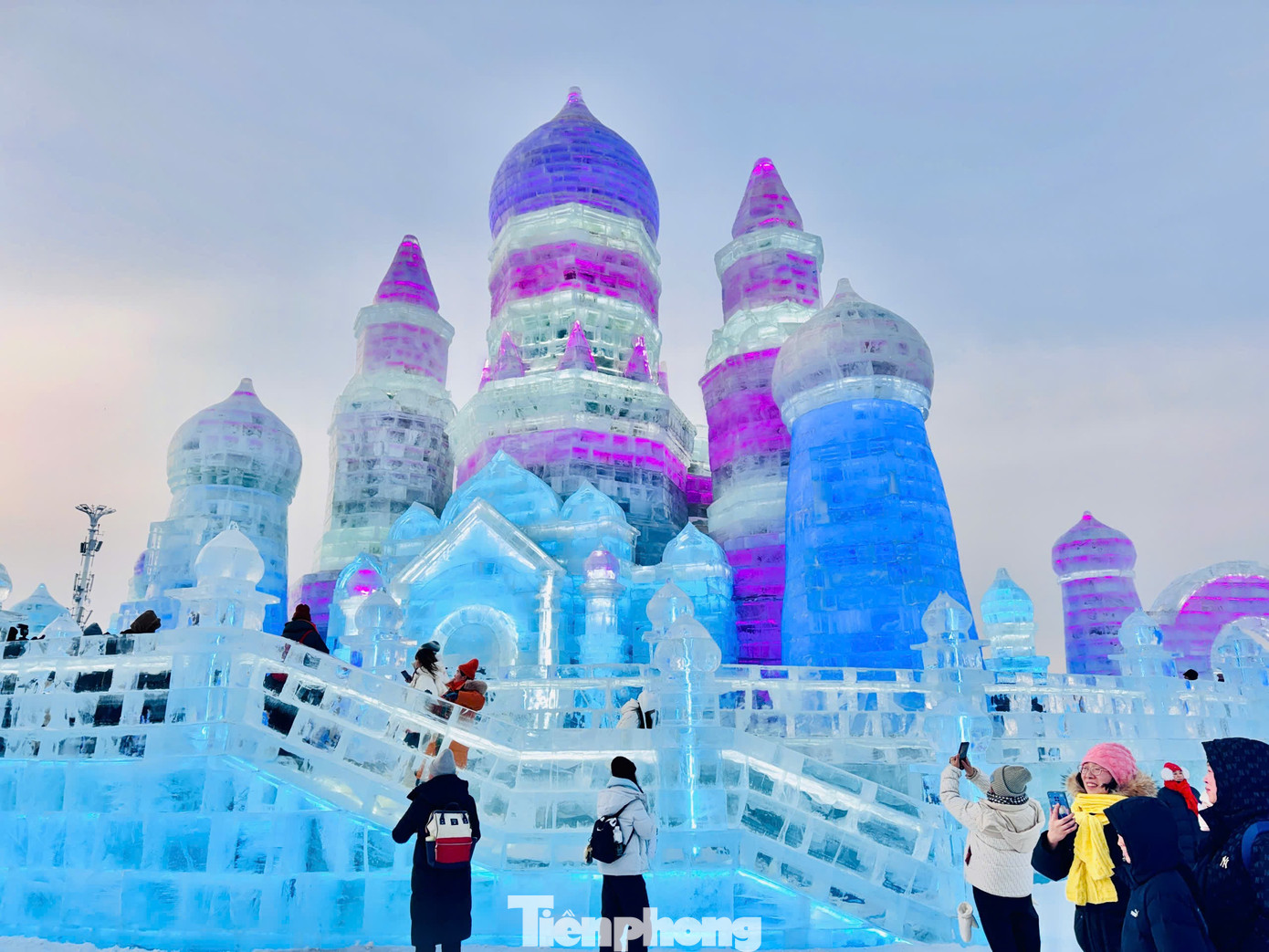 Công nghệ AI gây sốt lễ hội băng tuyết Cáp Nhĩ Tân- Ảnh 9.